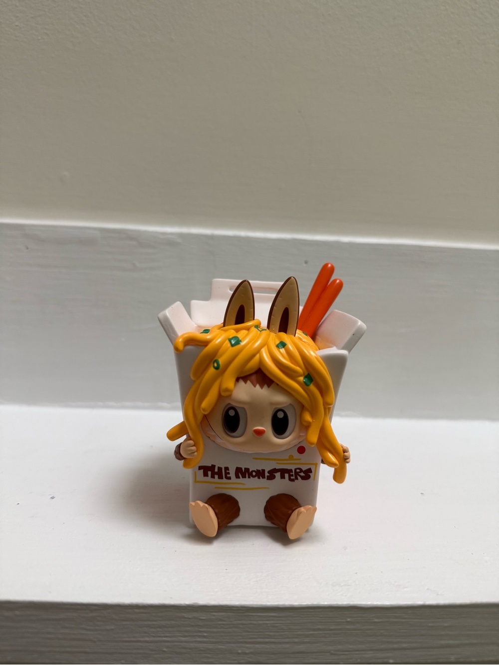 POP MART The Monsters Wacky Mart Chow Mein Labubu Vinyl Figure